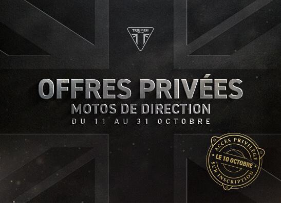 Les offres privées Triumph