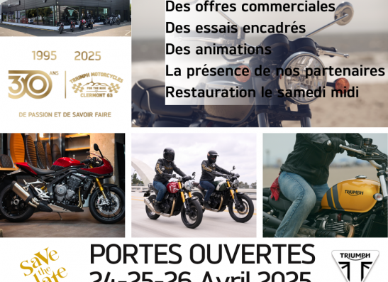 PORTES OUVERTES 24-25-26 AVRIL 2025