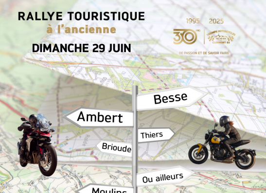 RALLYE TOURISTIQUE à l'ancienne